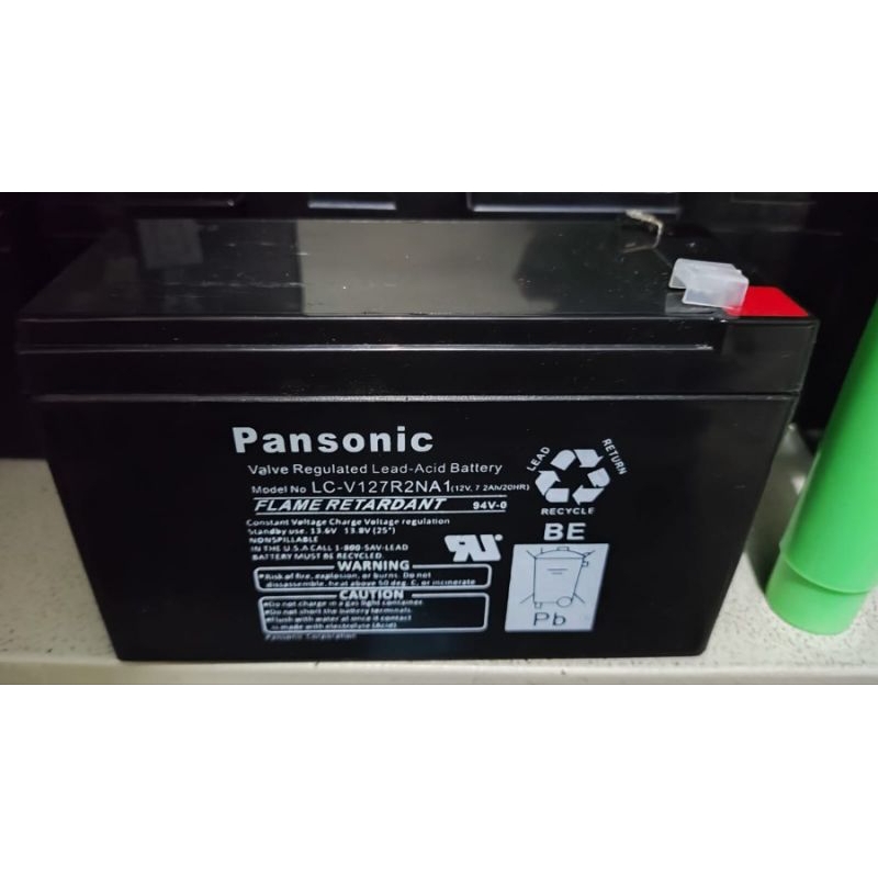 Aki Kering 12V 7,2Ah 12V 7.2Ah Pansonic Original TERBAIK