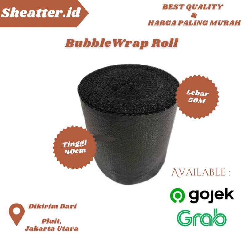 

BUBBLE WRAP ROLL 40cm x 50m (3kg) Bahan Tebal Grosir Murah | Best quality | Bubble Wrap