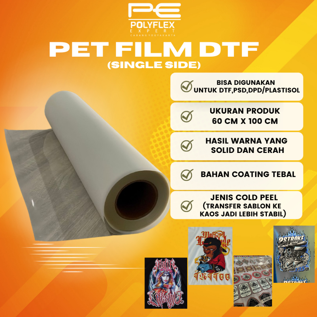 

PET FILM DTF (DIRECT TRANSFER FILM)