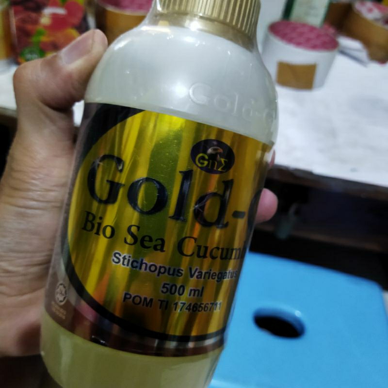 JELLY GAMAT GOLD G BIO SEA CUCUMBER 500 ML ASAL MALAYSIA