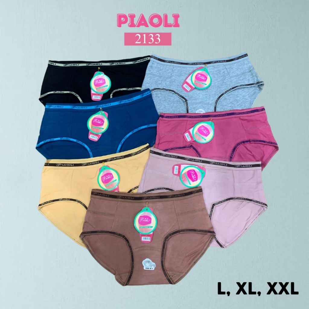[6-12 pcs] Piaoli 2133 / Cd Celana Dalam Wanita Dewasa Jumbo Lusinan Besar Merk Piaoli Original Prem