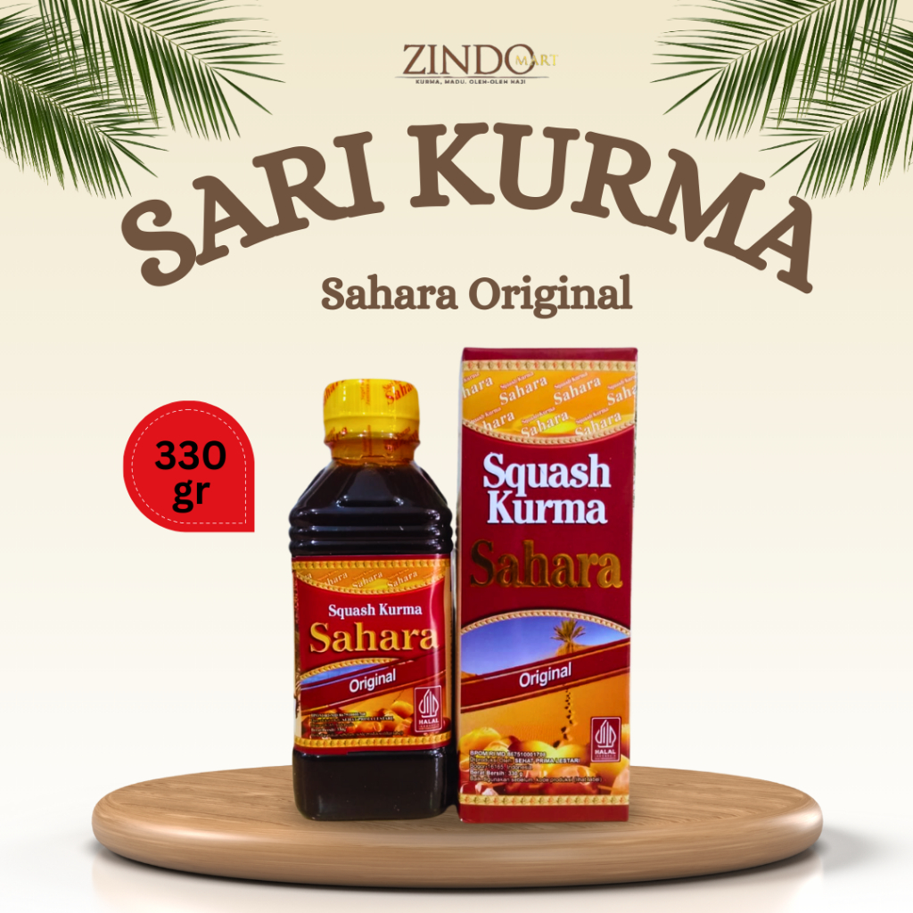 

SQUASH SARI KURMA SAHARA ORIGINAL 330GR / SARI KURMA PILIHAN