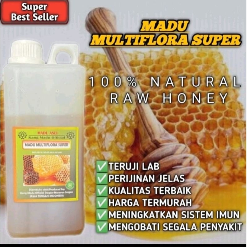 

MADU KEMASAN 100gr MADU MURNI/MADU SHOLAWAT