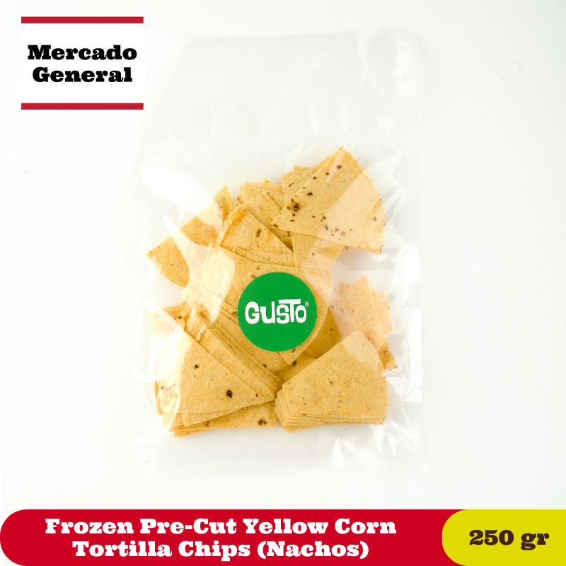 

250 g - Frozen Pre-Cut Yellow Corn Tortilla Chips (Nachos)