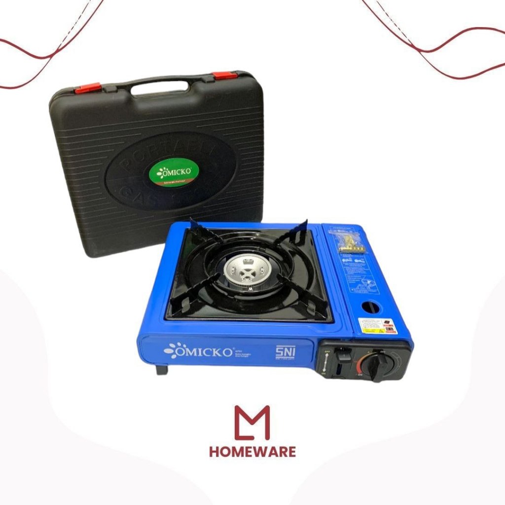 Kompor Gas Portable 2 In 1/ Kompor Portable Omicko / Kompor Gas Portable/Camping/Kemah Omicko