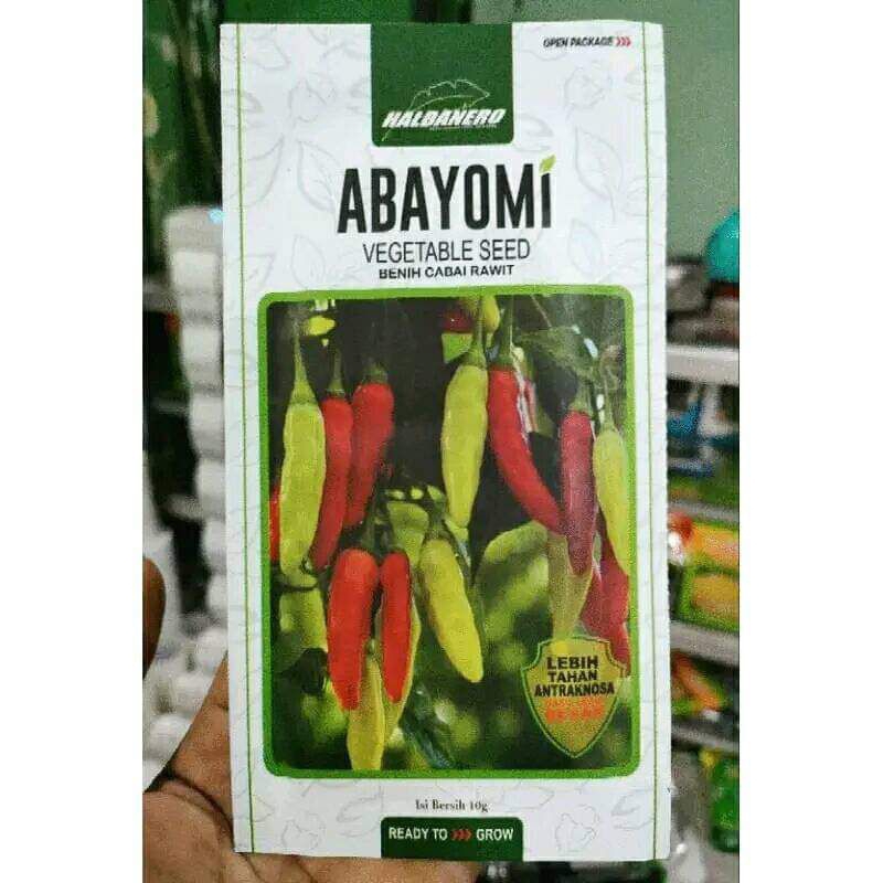 benih cabe rawit abayomi original halbanero