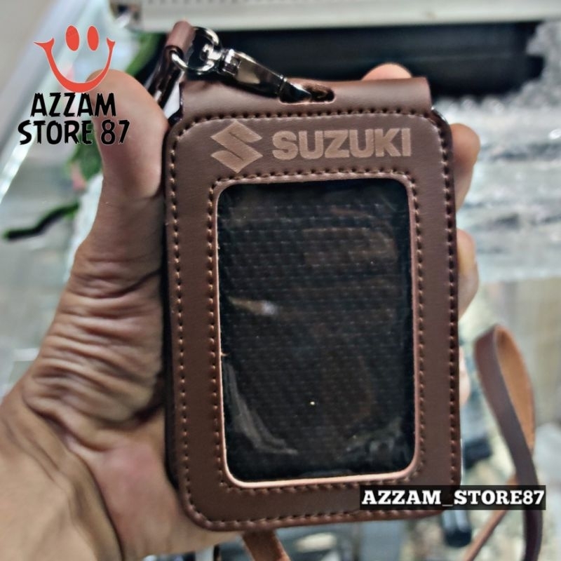 

ID Card Holder Tali Lanyard Name Tag Lipat Logo SUZUKI
