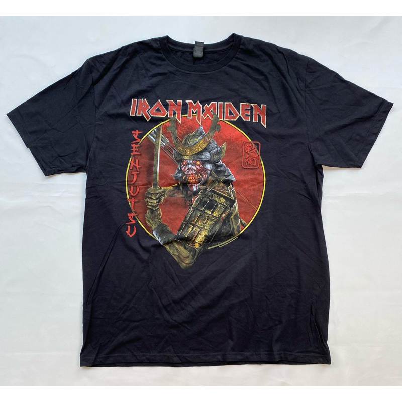 IRON MAIDEN  SENJUTSU EDDIE GOLD CIRCLE T-Shirt import original