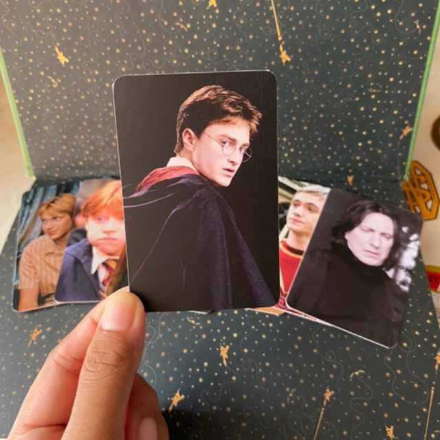 (Beli 5 GRATIS 1) Photocard Harry Potter Character Hogwarts Foto Karakter Film Harry Potter Draco Ma