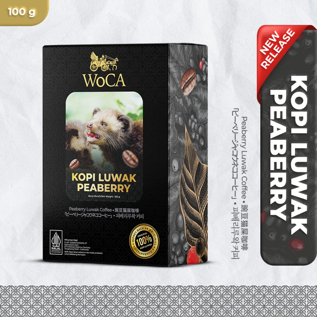 

WoCA Signature Peaberry Luwak Coffee 100 gram