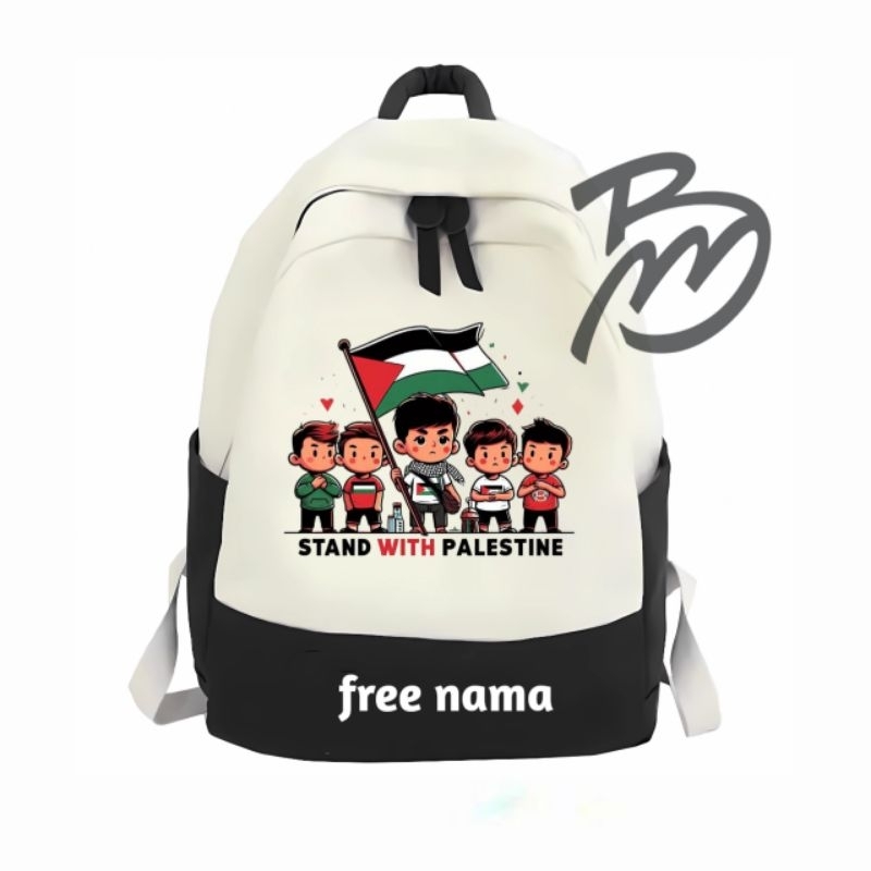 tas ransel anak sekolah TK SD tas ransel pria/wanita motif Palestina premium exlusive