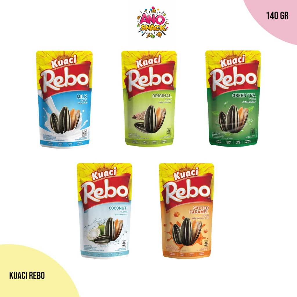 

KUACI REBO ALL VARIANT (ORGINAL, CARAMEL, COCONUT, MILK & GREENTEA)