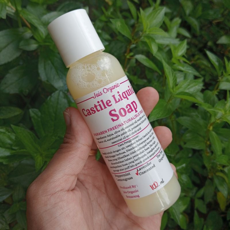 LIQUID CASTILE SOAP / SABUN CAIR ALAMI / NATURAL BODY WASH