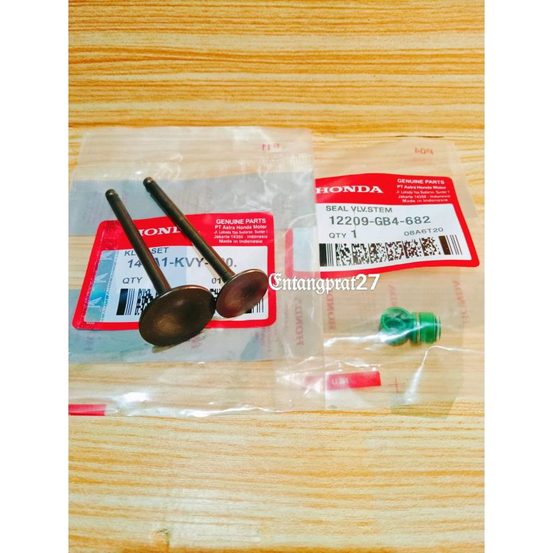 Klep Set Payung Klep + Sil klep Honda Beat Karbu, Beat fi, Vario 110 karbu, Scoopy, Spacy KVY