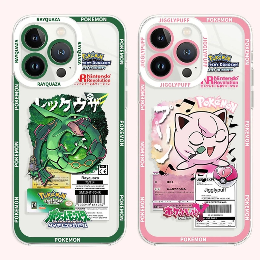 Anime Pokemon Soft Silicone Case for ITEL VISION 1 PRO P55 P40 S23 A70 A49 A27 A26 Clear Shockproof Cover Fundas