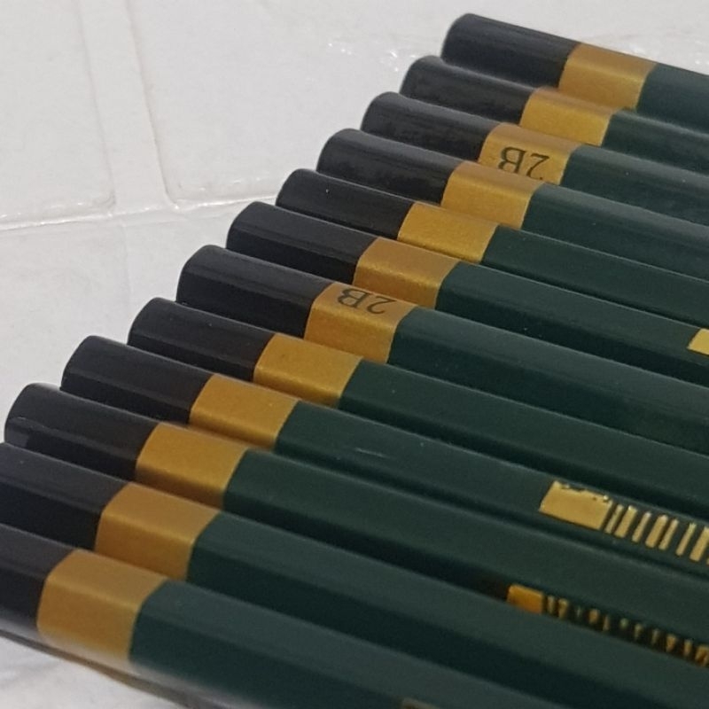 

(1 Lusin Pensil) Pensil 2B Merek Big - Pensil 2B Kualitas Bagus - Pensil 2B High Quality - 2B Pencil (12 Buah Pensil)