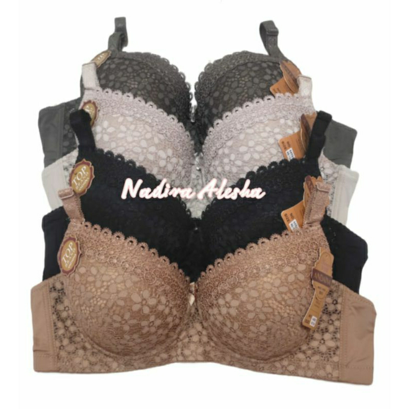 [1pc]BH/BRA Andaina art 44585 cup D/cup besar dengan kawat busa sedang ukuran 40,42,44,46