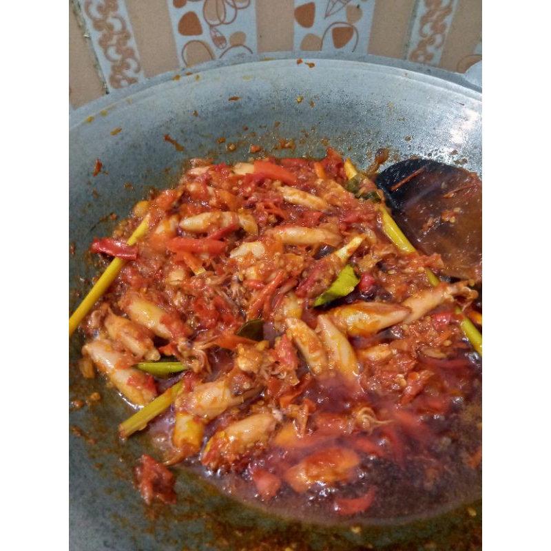 

SAMBAL BABY CUMI 200 GR, SAMBAL RUMAHAN, SAMBAL VIRAL
