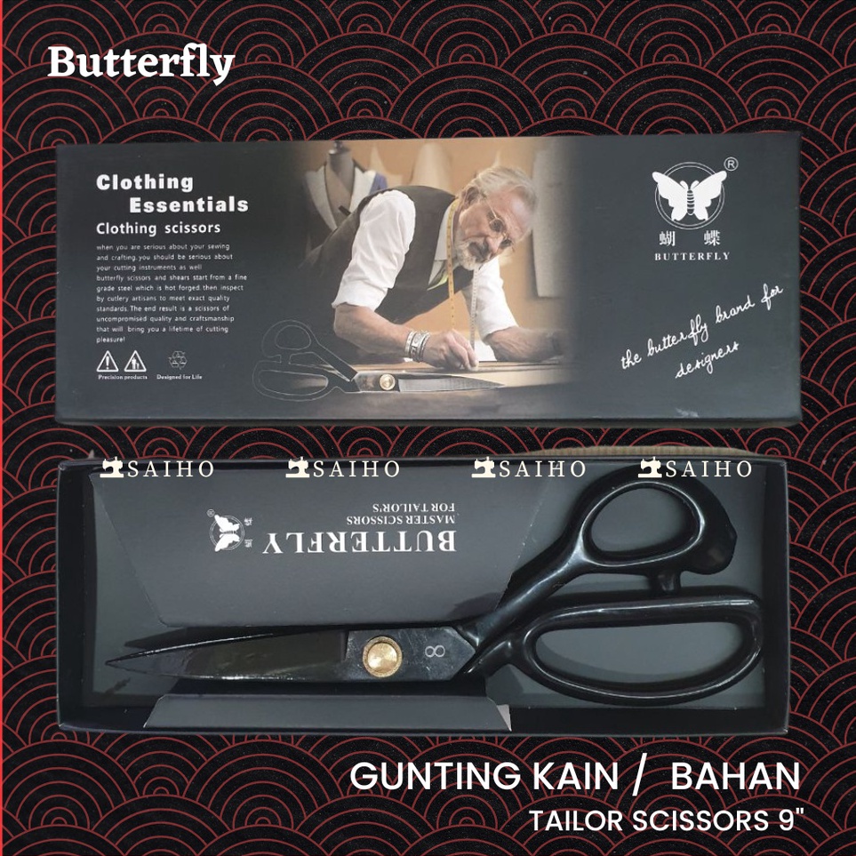 

Butterfly Gunting Kain Bahan Tailor Scissors 9 ART A1U5