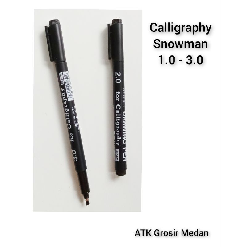 

Gell Snowman Pen Calligraphy / Kaligrafi 1.0 - 3.0 / pcs