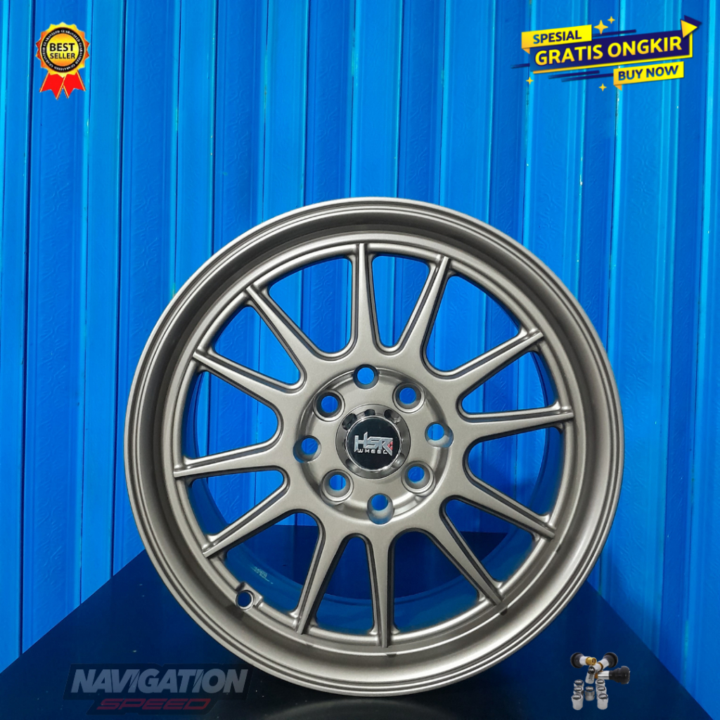 Velg Hsr Ring 15 Promo Buat Mobil Avanza Xenia Livina Brio Mobilio Yaris dll Hsr Ende Warna Bronze