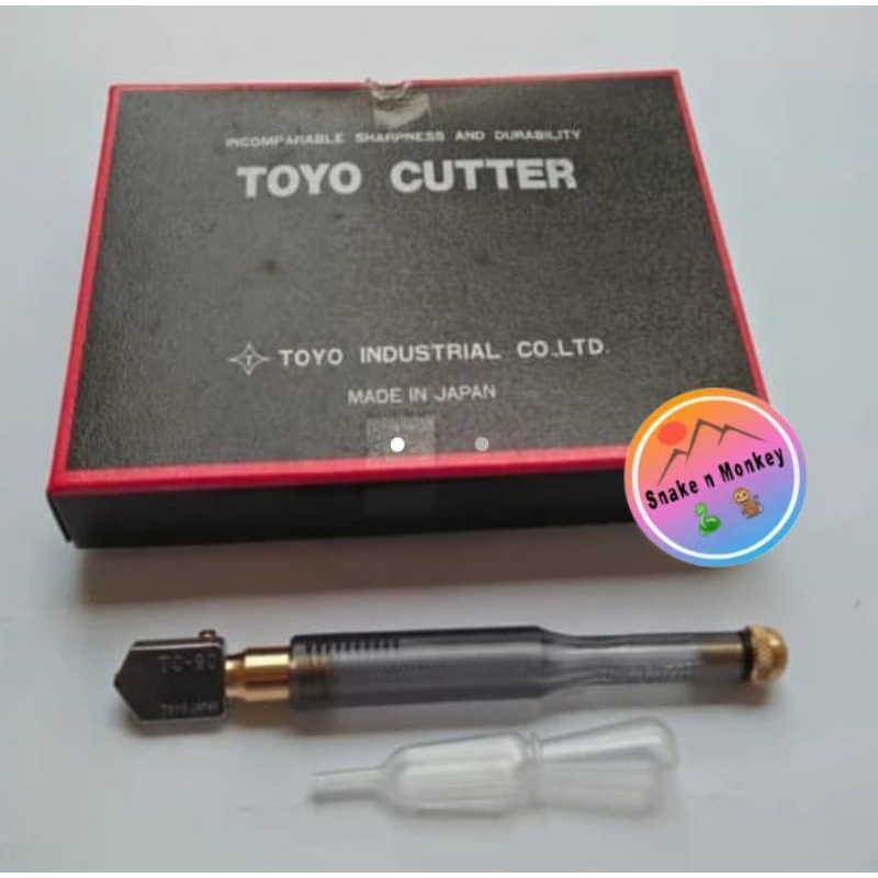 Pemotong Kaca TOYO TC 90 ASLI ORI Made In JAPAN (Perbiji)