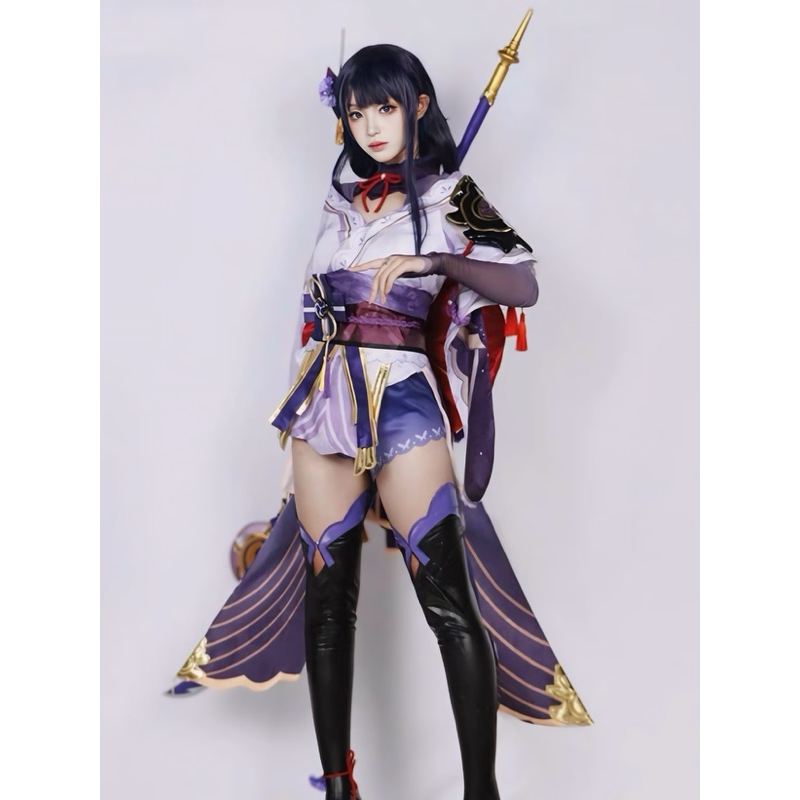 【Lolicos】Ready Raiden Shogun Baal Genshin Impact Cosplay Costume Import Fullset Game Kostum Female W