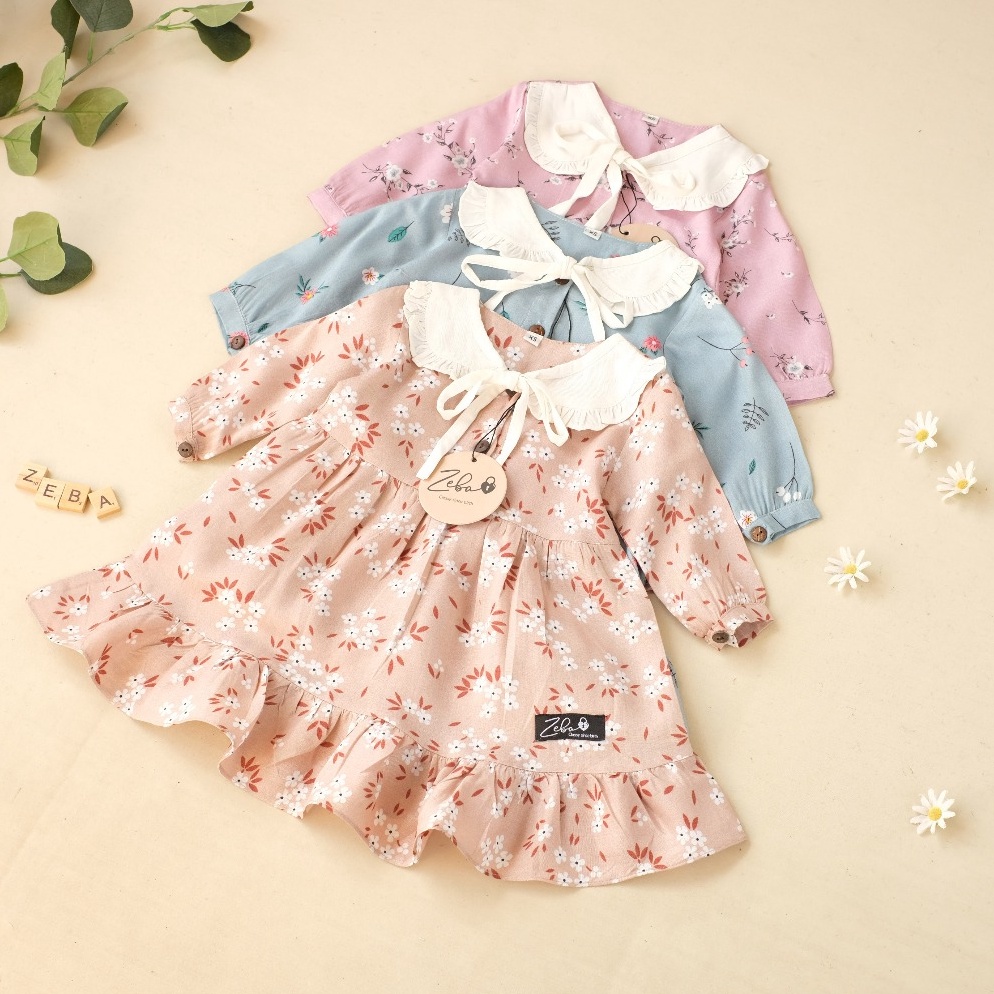 Stok terbatas GAMIS BAYI PEREMPUAN 2 TAHUN BAJU AQIQAH PREMIUM BY ZEBA