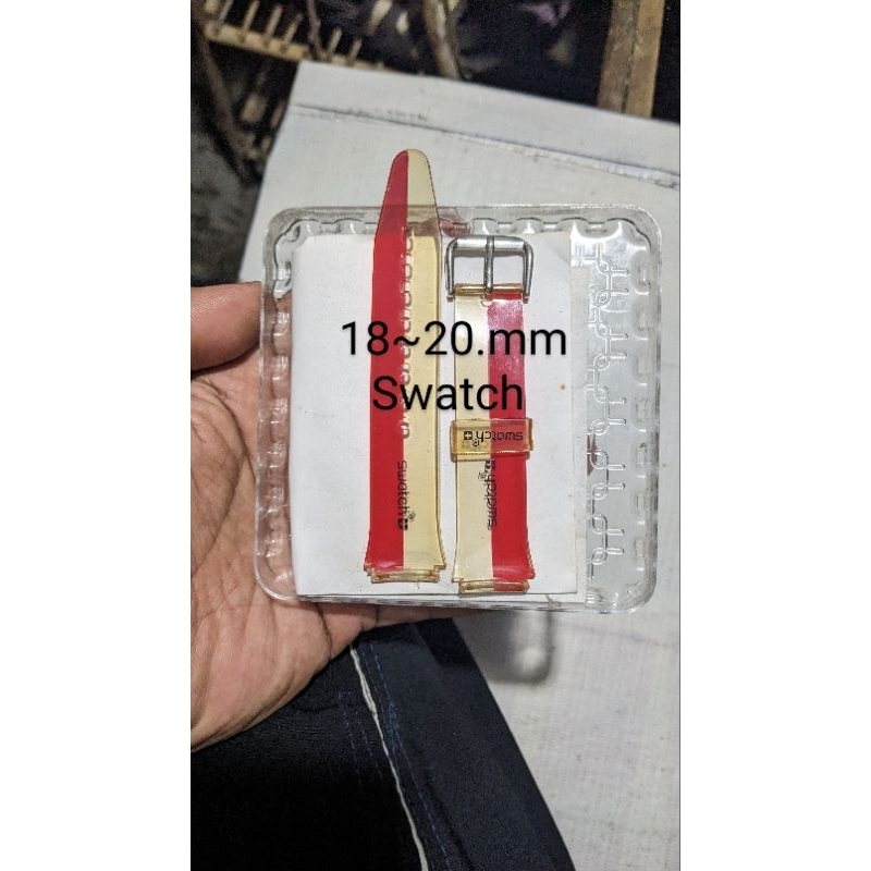 strap Swatch tali Swatch 18-20 second masih bagus