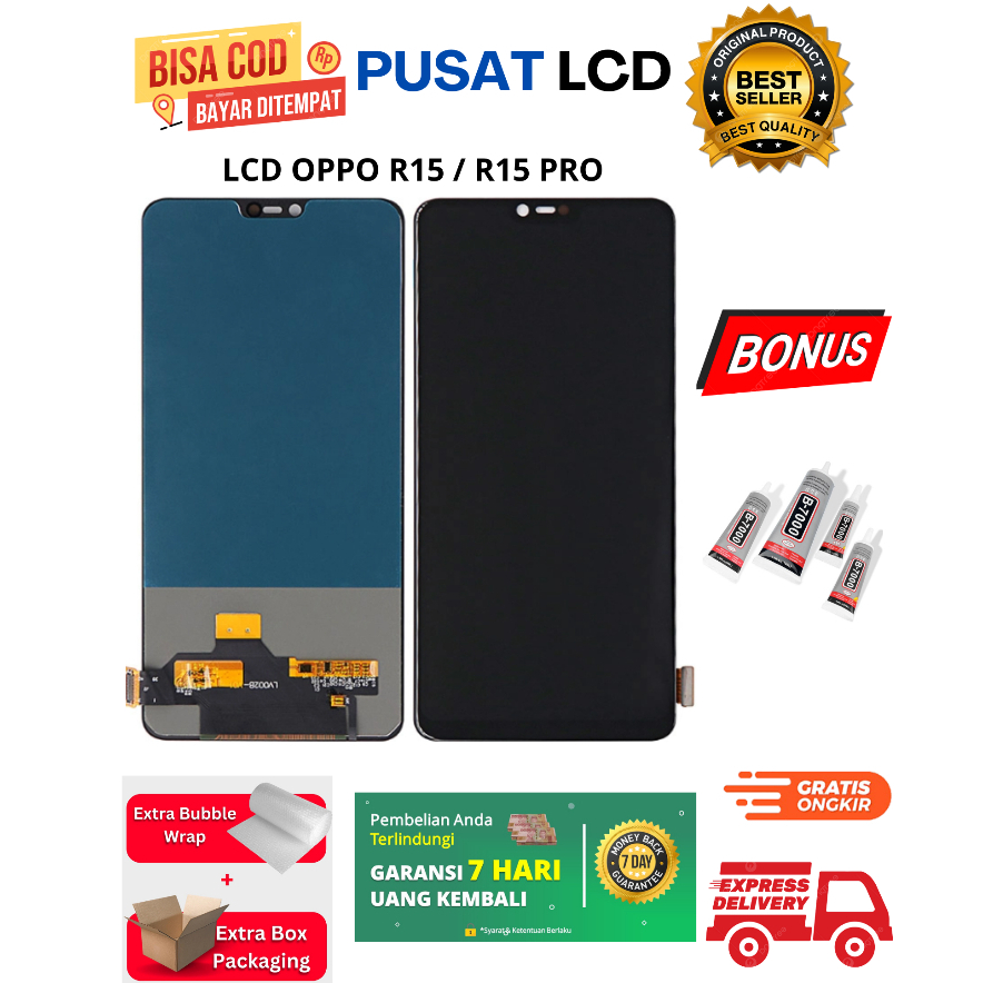 LCD TOUCHSCREEN OPPO R15 / R15 PRO FULLSET BLACK