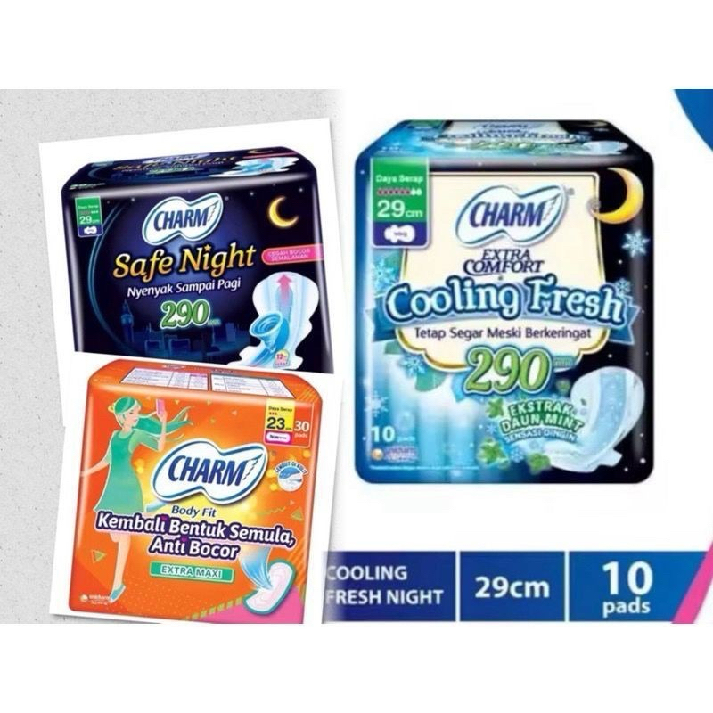 Charm pembalut wanita