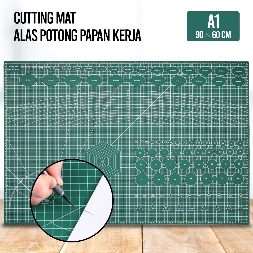 

Working Pad Cutting Mat A1 Alas Potong Papan Kerja A1 9 x 6 cm ART N7A6