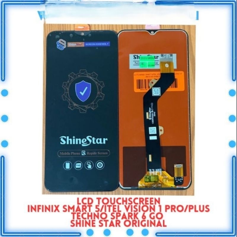 lcd infinix x657 smart 5 vision 1pro/plus techno spark 6 go shine star