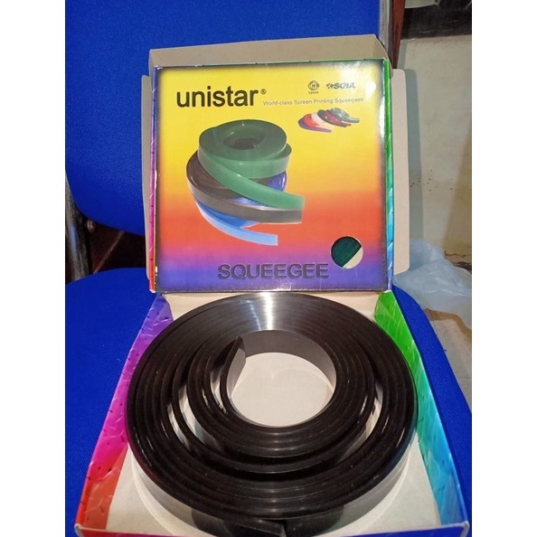 

KARET RAKEL LANCIP COKLAT HITAM UNISTAR PER METER ART S2A6