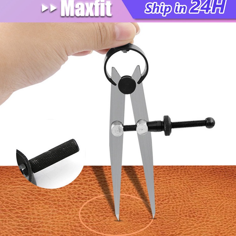 

Jangka Alat Kerajinan Kulit Stainless Jangka Kompas Jangka Rotring Penanda Adjustable Lock Sistem Lingkaran Scribe Diy ART C3S1