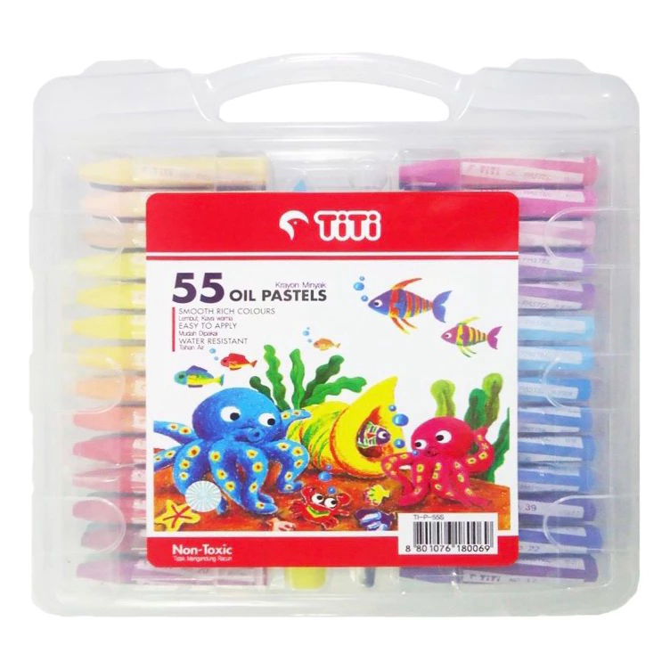 

CrayonOil pastel TiTi 55 warna 1set ART I2W5