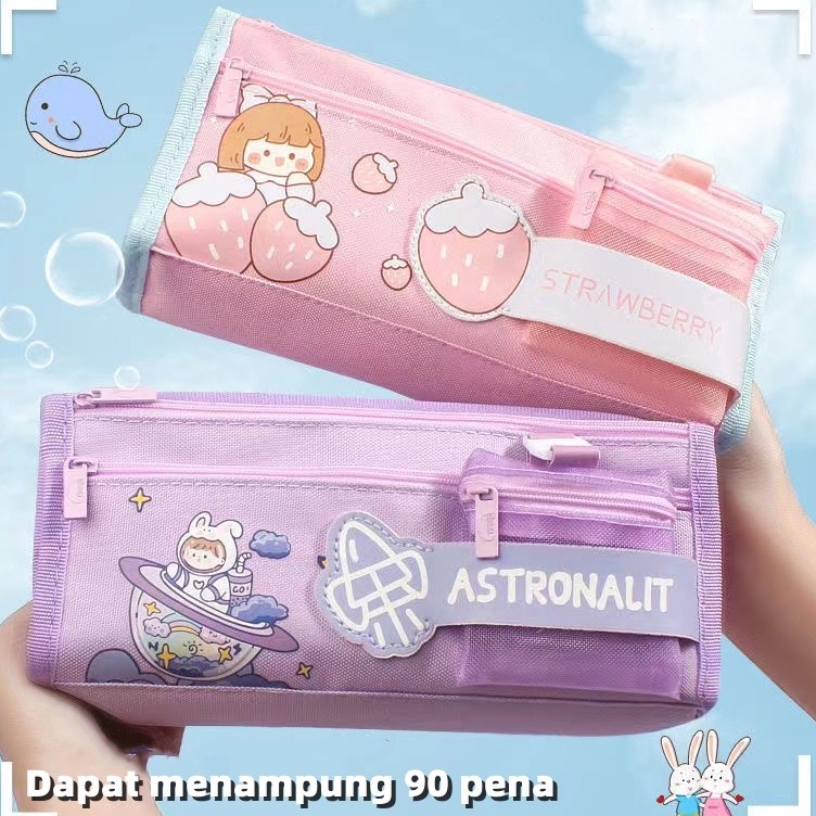 

Tempat Pensil Kapasitas Besar untuk Siswa Sekolah Dasar Tempat Pensil Merah Muda untuk Anak Perempuan SMP Hati Feminin Tempat Pensil Selebriti Internet Lucu ART A6P3