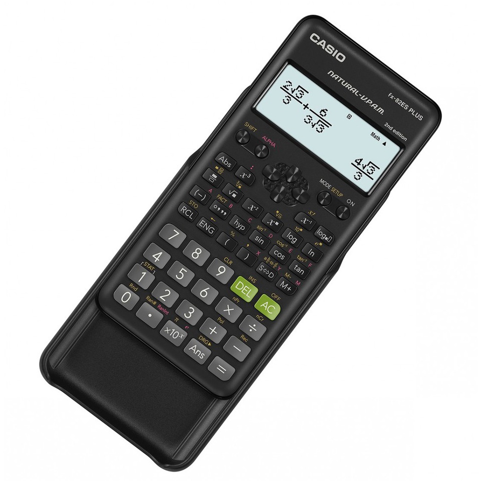 

CASIO KALKULATOR FX82ESPLUS BK 2nd edition Kalkulator SekolahKuliah ScientificSaintifik 252 fungsi ART Q2F5