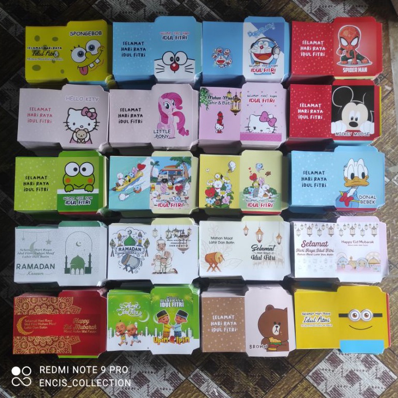 

1 lembar Amplop lebaran ukuran mini 68 free plastik ART E6F3