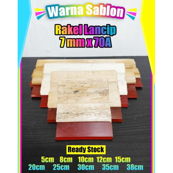 

Rakel merah lancip 7mm x 7A 2cm 25cm 3cm 35cm 38cm ART P1K4