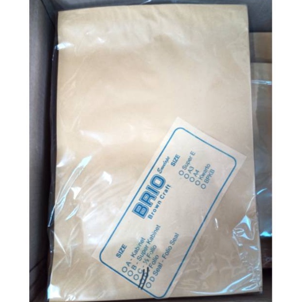 

GROSIR Amplop Coklat Folio TERMURAHMap CoklatEnvelope SamsonAmplop F4Amplop Online Shop ART C4W5