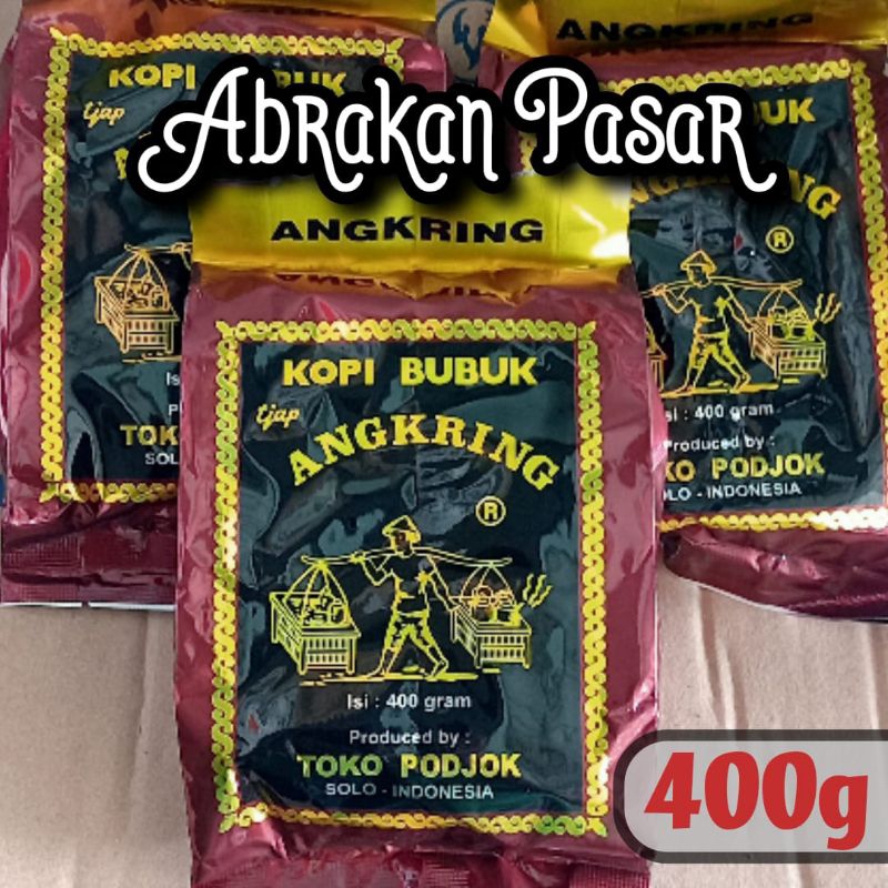 

KOPI TUBRUK CAP ANGKRING ASLI SOLO Berat 400 gram