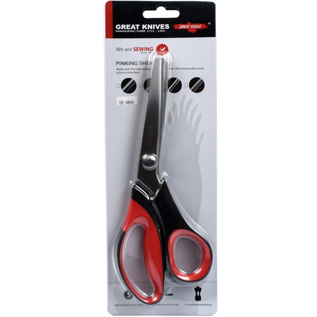 

Gunting Zig Zag Professional 5mm Pinking Shears Merk Golden Eagle GE489A ART E1S2