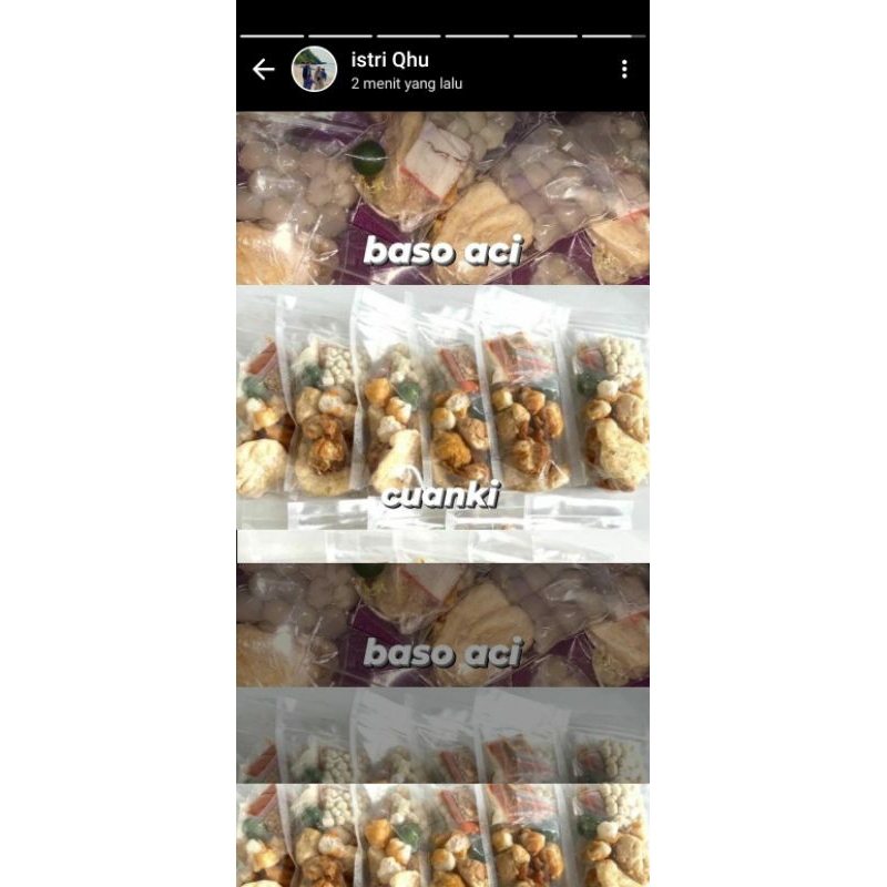 

baso aci / seblak / cuangki