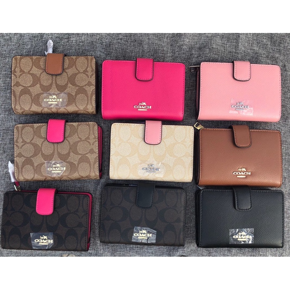 ART S39F Dompet COC wanita 53562 53436 31548 Leather Medium Zip Wallet  Ready Stock  Dompet Wanita L