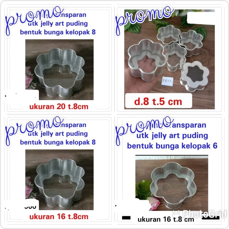 loyang transparan mini bentuk hati bulat kotak sakura