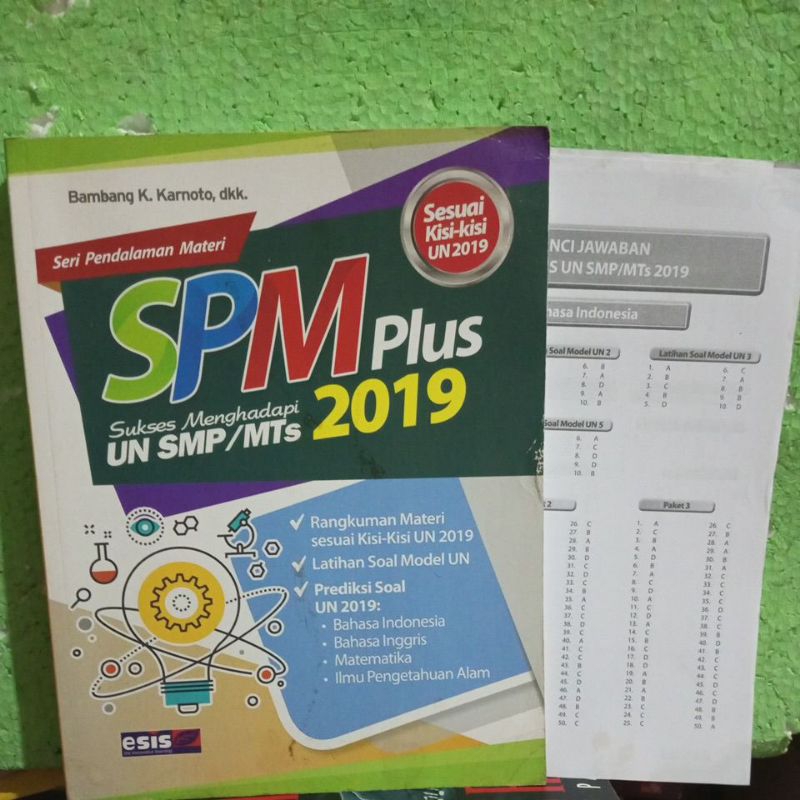 SPM plus 2019 + kunci jawaban untuk SMP