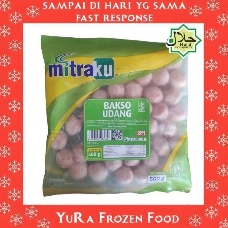 

MITRAKU Baso Udang 500gr Bakso