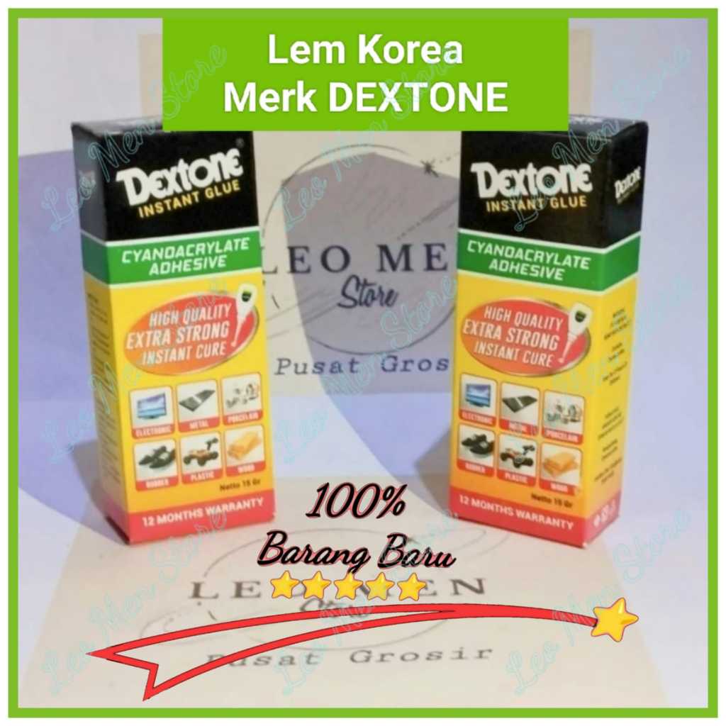 

Lem Korea~Lem Besi~Lem Sebaguna~Cair~Bening~Merk DEXTONE~ORI