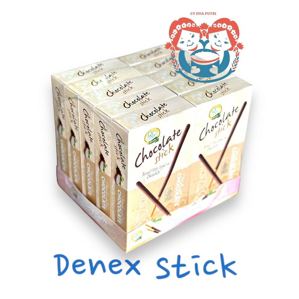 

Denex Stik Coklat / Stroberi 33gr / Zyluc / Pocky stik (1 slop isi 10)/harga 1slop